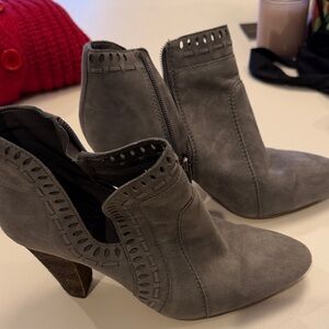 Vince Camuto Gray Heeled Boots